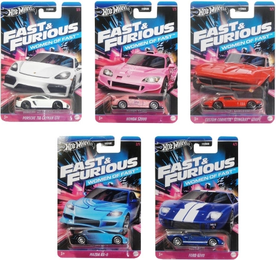 Auto Hot Wheels Rýchli a zbesilí - 1 kus