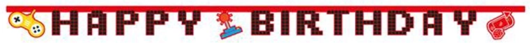 Papierová girlanda Gamer 2 m