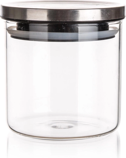 Sklenená dóza FREIA 0,65 l s nerezovým viečkom