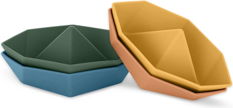 Silikónové loďky do vody PETITE&MARS pre deti od 6 mesiacov