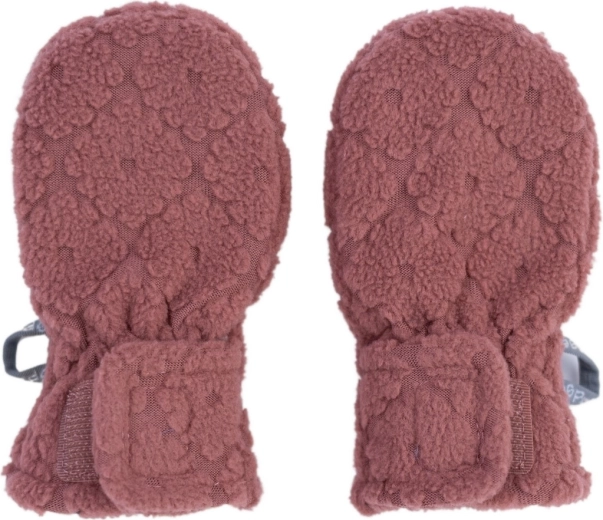 Detské rukavice Lodger bez palca Mittens Folklore Fleece rosewood