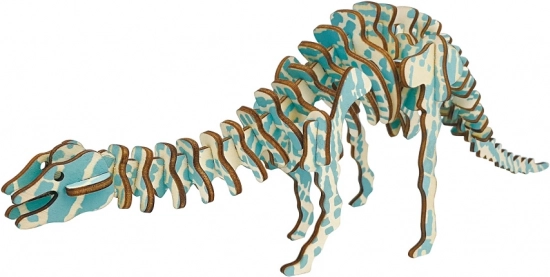 Drevené 3D puzzle Diplodocus