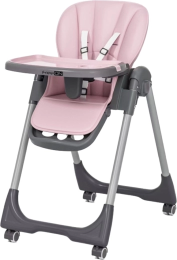 Freeon jedálenská stolička kai pink