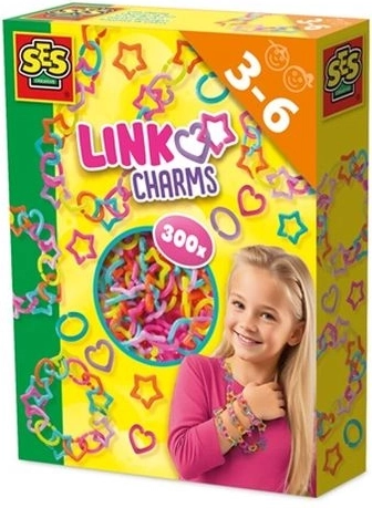 Ses Creative link charms – kreatívna sada na výrobu náramkov a náhrdelníkov (300 ks)