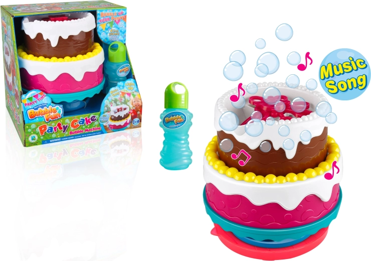 Bubble Fun bublifuková narodeninová torta s melódiou a svetlom