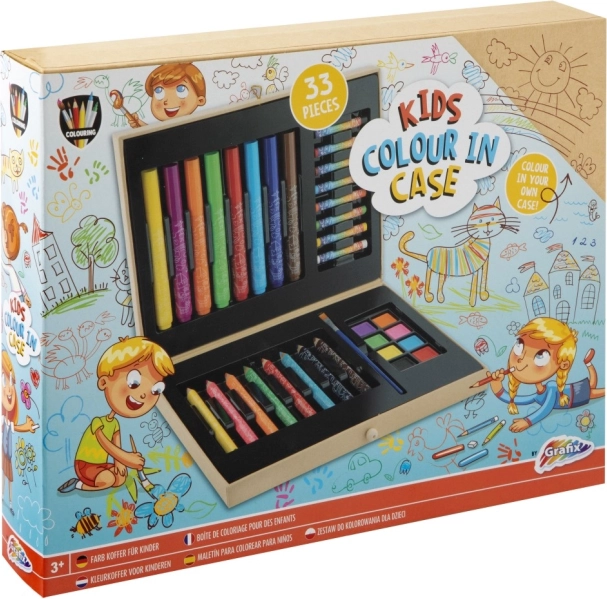 Detský maliarsky kufrík 33 dielov