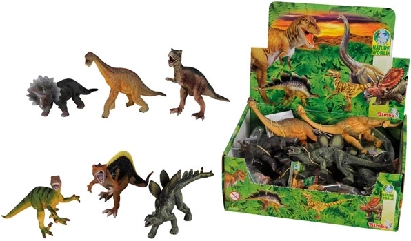 Gumený dinosaurus 14–16 cm, náhodný výber - 1 kus