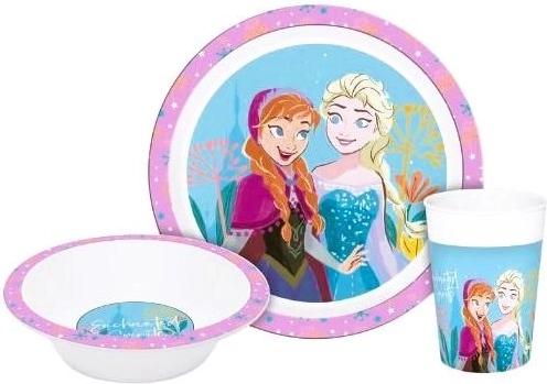 Plastová jedálenská súprava Frozen 3 ks