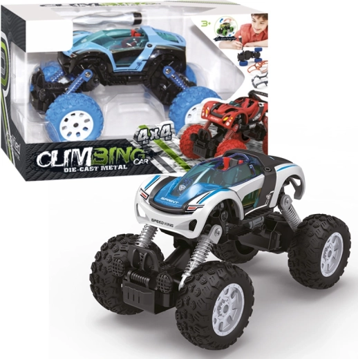 Skrutkovacie autíčko 1:32 s pohonom 4WD a funkciou pull back