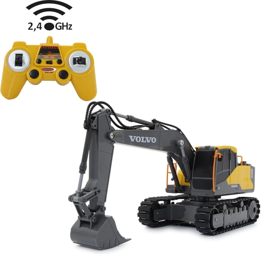 Diaľkovo ovládaný pásový bager Volvo EC160E v mierke 1:26