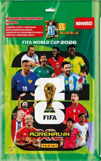 Panini FIFA World Cup 2026 megastarovací set zberateľských kariet