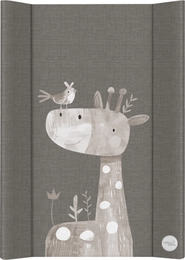 Ceba Baby tvrdá prebaľovacia podložka na postieľku 50 × 70 cm basic friendly giraffe