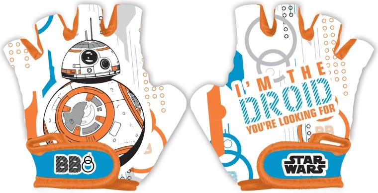Detské cyklistické rukavice Star Wars veľkosť S - 1 kus