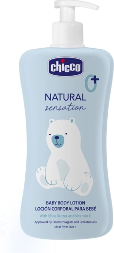 Chicco telové mlieko s bambuckým maslom a vitamínom E Natural Sensation 500 ml