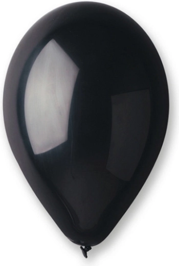 Kovové latexové balóniky 10" čierne