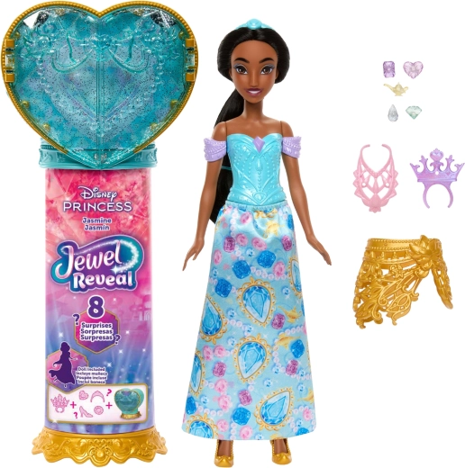 Mattel Disney Princess Jewel Reveal bábika Jasmína s doplnkami