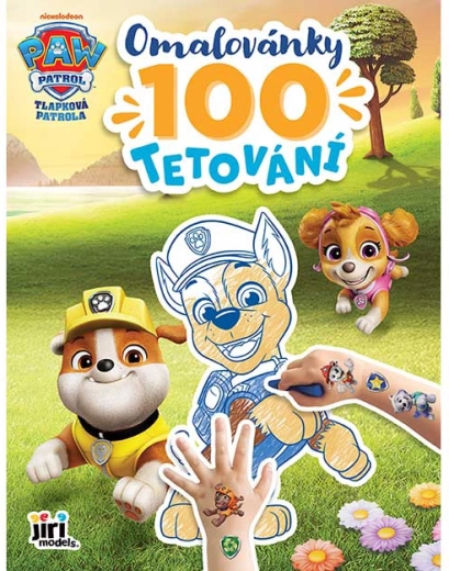 Omaľovánky a 100 tetovaní Paw Patrol Labková patrola