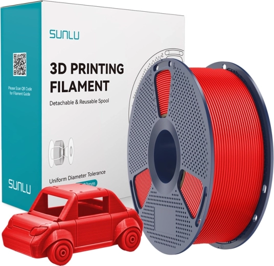 Sunlu PETG filament červený