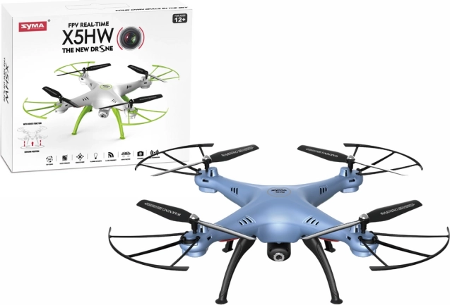 SYMA X5HW Diaľkovo ovládaný dron modrý