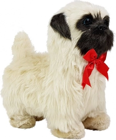 Interaktívny plyšový mops – šteká, hýbe sa a chodí