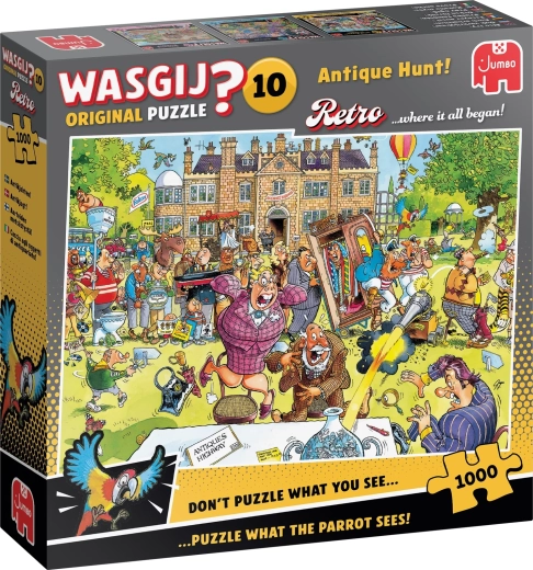 Jumbo Wasgij Retro Original 10: Lov na starožitnosti! puzzle 1000 dielikov