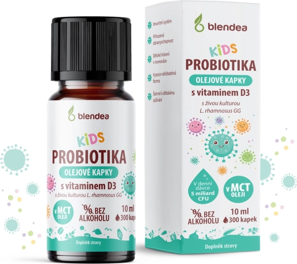 Blendea Probiotiká pre deti s vitamínom D3 10 ml