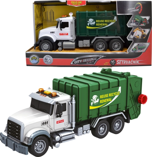 Mestské smetiarske vozidlo 1:14 so svetlami a zvukmi
