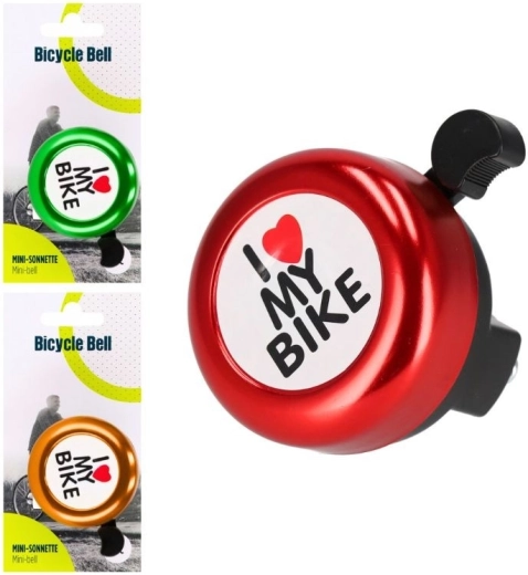 Kovový zvonček na bicykel v 3 farbách - 1 kus