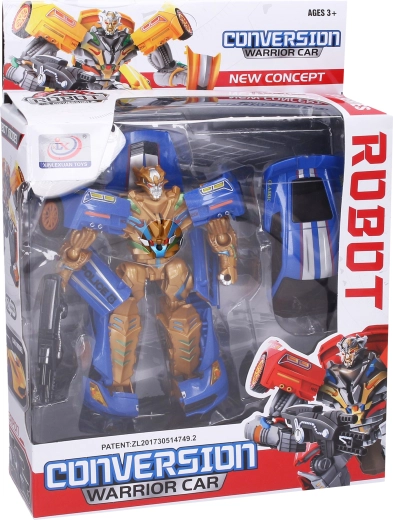 Robot Warrior so svetelnými a zvukovými efektmi 21 cm – 1 kus