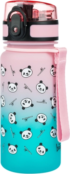 tritanová fľaša na pitie BAAGL Gradient Panda 350 ml