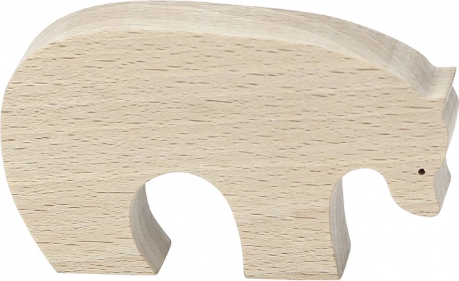 Drevená figúrka medveďa