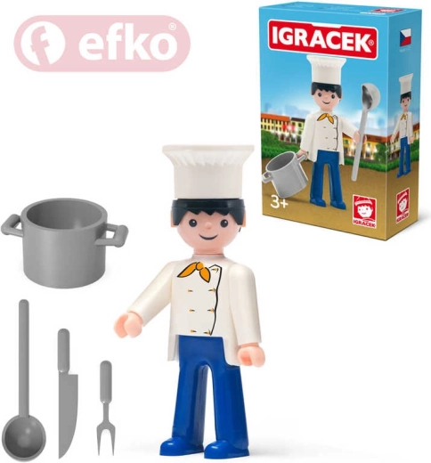 EFKO Igráček kuchár s doplnkami v krabičke