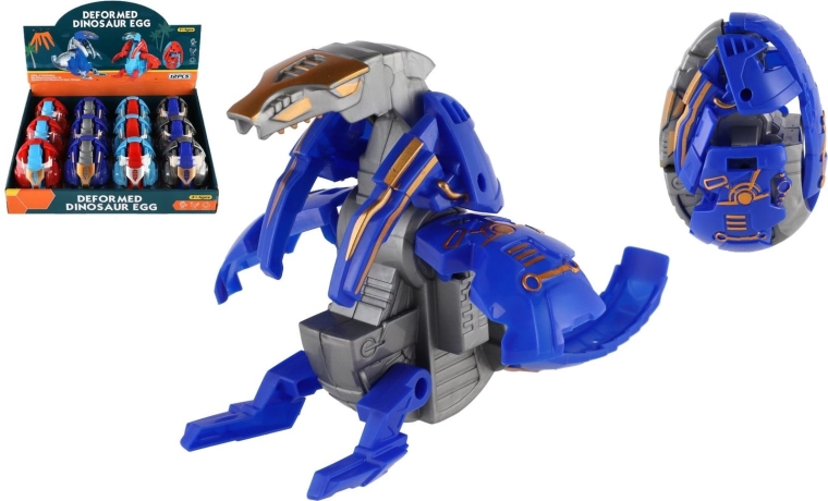 TEDDIES Skladacie dinosaurové vajce transformujúce sa na robota