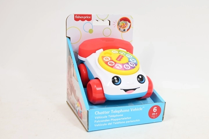 Fisher-Price ťahací telefón na kolieskach pre batoľatá