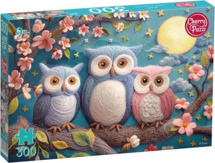 Cherry Pazzi puzzle Roztomilé sovičky 300 dielikov