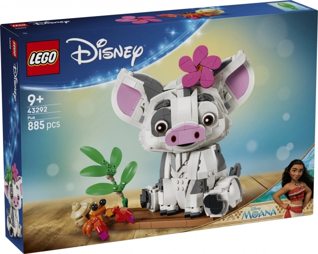 LEGO Disney Vaiana – Pua, pohyblivá figúrka prasiatka