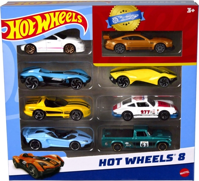 Sada autíčok 8 ks HOT WHEELS