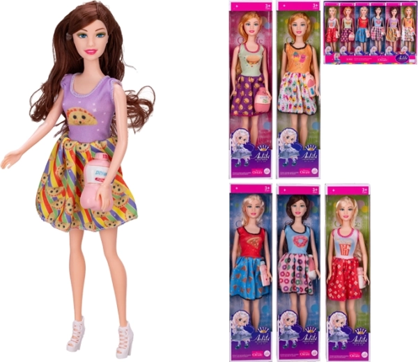 Bábika s fľaštičkou 29 cm – rôzne pochúťkové varianty