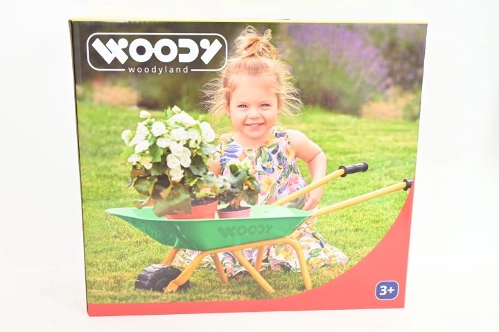Woodyland kovové zelené fúrik pre deti