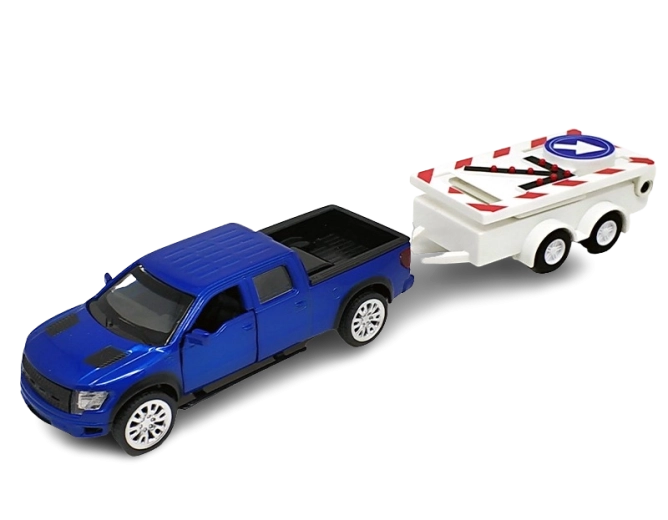 Kovový model pick-upu Ford F-150 SVT Raptor 1:52 so svetlami a zvukmi