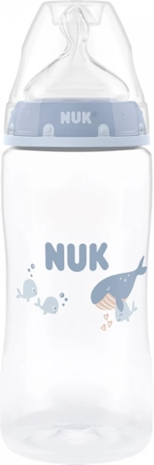 Dojčenská fľaša NUK First Choice s kontrolou teploty 300 ml Whale