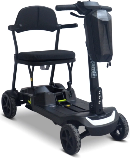 Elektrický štvorkolesový skúter pre seniorov SeniorStar – čierny