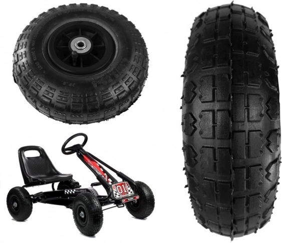 Koleso pre motokáru čierne