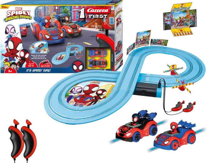Carrera first autodráha spidey a spin 2,4 m