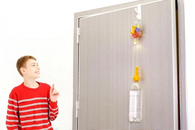 Vzdelávacia sada 4M Eco‑Tech žiarovka na ručný pohon a gravitáciu