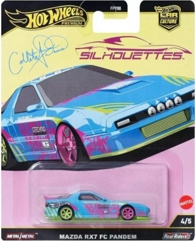 Prémiový model Hot Wheels Mazda RX-7 FC Pandem v mierke 1:64