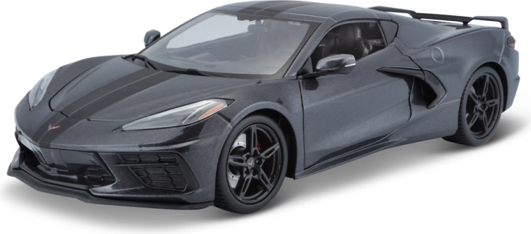 Maisto Chevrolet Corvette Stingray 2020 sivá 1:18