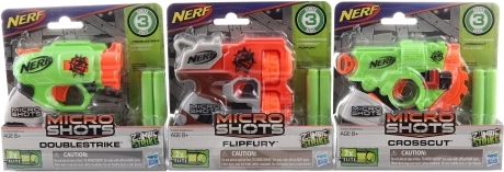 Nerf MicroShots Zombie Strike FlipFury pištoľka na penové šípky