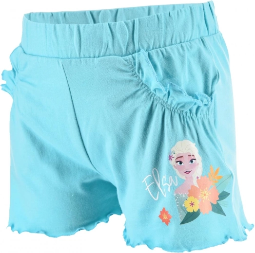 Tyrkysové detské šortky Frozen