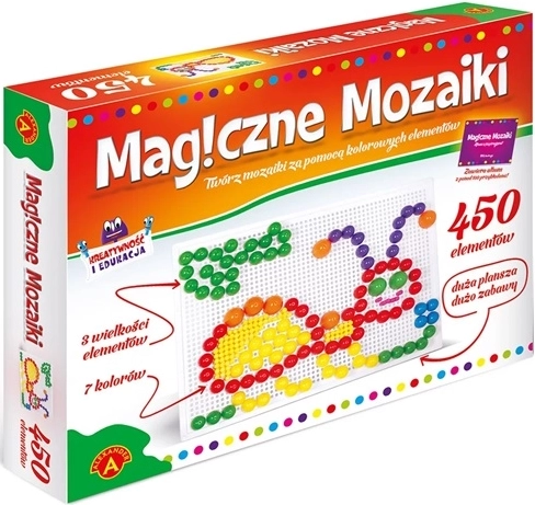 Magické mozaiky – kreatívna vzdelávacia sada 450 ks